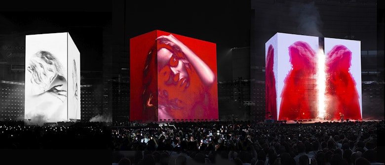 Image depicts Beyonce stage design during her 2016 tour