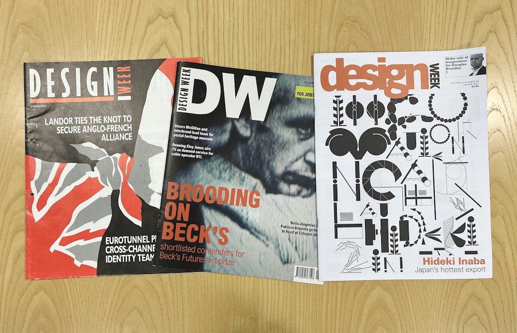 Archive copies of Design Week magazine